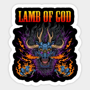 LAMB OF GOD MERCH VTG Sticker